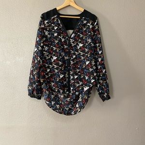 Sofia Vergara Size L Geometrical Top